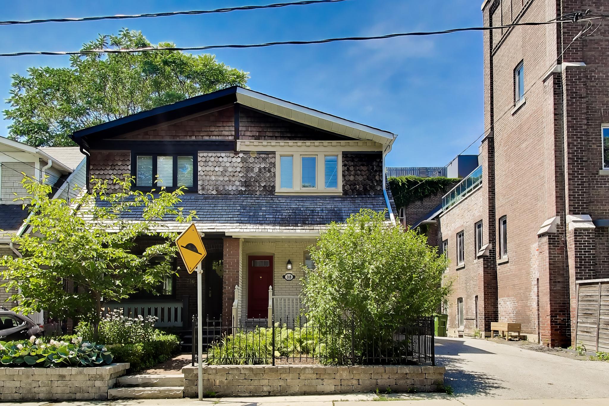 A quiet street in Cabbagetown.