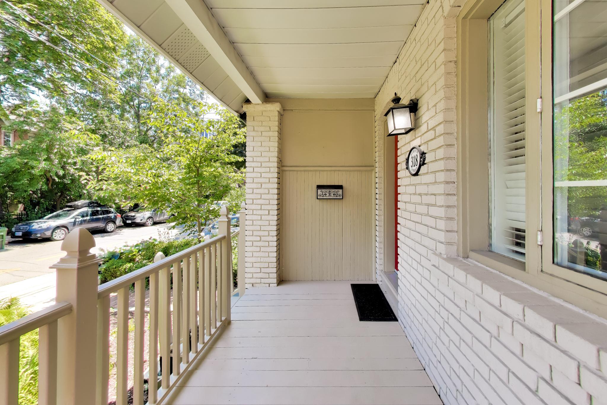 318 Sumach Street — front porch, alternate